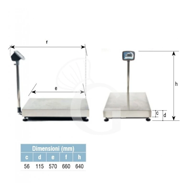 Bilancia Monocella Completa Portata 30 Kg Precisione 5 G L 450 Mm X P 350 Mm X H 640 Mm 8 Bilancia Monocella Completa Portata 30 Kg Precisione 5 G L 450 Mm X P 350 Mm X H 640 Mm - immagine 6