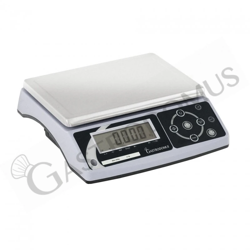 Bilancia Controllo Peso Display LCD Portata 30 Kg Precisione 1 G L 325 Mm X P 345 Mm X H 115 Mm 5 Bilancia Controllo Peso Display LCD Portata 30 Kg Precisione 1 G L 325 Mm X P 345 Mm X H 115 Mm - immagine 3