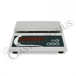 Bilancia In ABS Controllo Del Peso Display LED Portata 6 Kg Precisione 1 G L 205 Mm X P 250 Mm X H 80 Mm