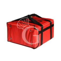 Borsa Termica Rigida In Nylon Colore Rosso 550 X 550 X 250 Mm