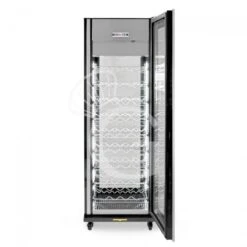 Cantina Vino Professionale 4 Lati, Vetro, Ventilata, Porta A Vetro, 9 Ripiani, 81 Bottiglie, Temp +5°C/+18°C -Vendite GATRODOMUS cantina vino professionale 4 lati vetro ventilata porta a vetro 9 ripiani 81 bottiglie temp 5c18c 3