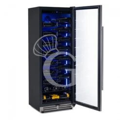 Cantina Vino Ventilata Porta Inox 288 LT 9 Ripiani 67 Bottiglie +5°C/+22°C -Vendite GATRODOMUS cantina vino ventilata 288 lt 9 ripiani 67 bottiglie 5c22c 11