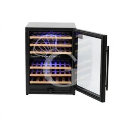 Cantina Vino Ventilata Doppia Temperatura 150 LT 6 Ripiani 46 Bottiglie +5°C/+12°C - +12°C/+22°C -Vendite GATRODOMUS cantina vino ventilata doppia temperatura 150 lt 6 ripiani 46 bottiglie 5c12c 12c22c 2