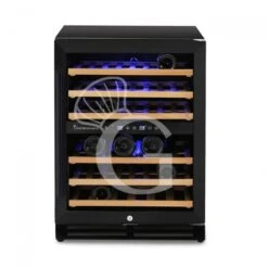 Cantina Vino Ventilata Doppia Temperatura 150 LT 6 Ripiani 46 Bottiglie +5°C/+12°C - +12°C/+22°C