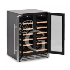 Cantina Vino Ventilata Doppia Temperatura Porta Inox 120 LT 12 Ripiani 36 Bottiglie +5°C/+22°C 11 Cantina Vino Ventilata Doppia Temperatura Porta Inox 120 LT 12 Ripiani 36 Bottiglie +5°C/+22°C -Vendite GATRODOMUS cantina vino ventilata doppia temperatura porta inox 120 lt 12 ripiani 36 bottiglie 5c22c 2