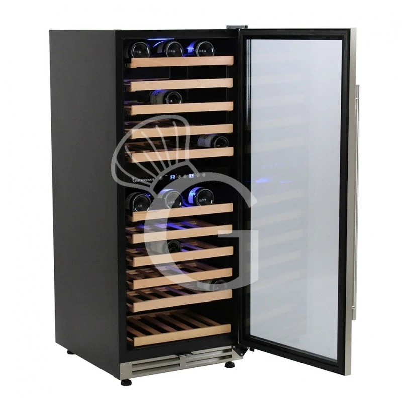 Cantina Vino Ventilata Doppia Temperatura Porta Inox 280 LT 11 Ripiani 121 Bottiglie +5°C/+22°C 5 Cantina Vino Ventilata Doppia Temperatura Porta Inox 280 LT 11 Ripiani 121 Bottiglie +5°C/+22°C - immagine 3