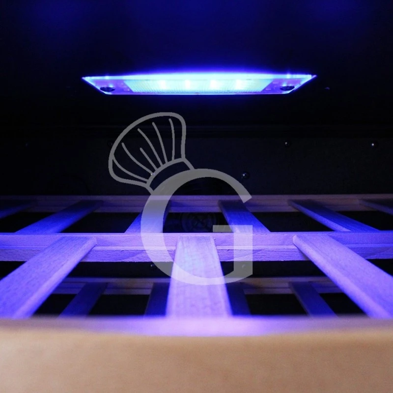 Cantina Vino Ventilata Doppia Temperatura Porta Inox 280 LT 11 Ripiani 121 Bottiglie +5°C/+22°C 10 Cantina Vino Ventilata Doppia Temperatura Porta Inox 280 LT 11 Ripiani 121 Bottiglie +5°C/+22°C - immagine 8