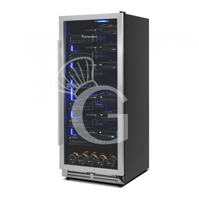 Cantina Vino Ventilata Doppia Temperatura Porta Inox 280 LT 7 Ripiani 83 Bottiglie +5°C/+22°C 4 Cantina Vino Ventilata Doppia Temperatura Porta Inox 280 LT 7 Ripiani 83 Bottiglie +5°C/+22°C - immagine 2