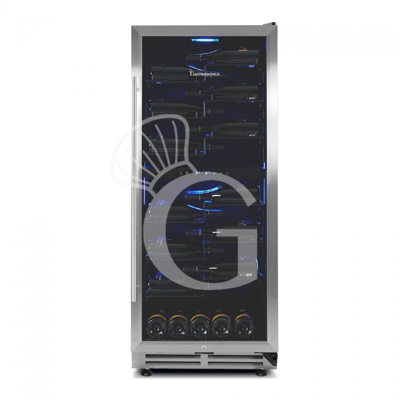 Cantina Vino Ventilata Doppia Temperatura Porta Inox 280 LT 7 Ripiani 83 Bottiglie +5°C/+22°C 3 Cantina Vino Ventilata Doppia Temperatura Porta Inox 280 LT 7 Ripiani 83 Bottiglie +5°C/+22°C