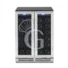 Cantina Vino Ventilata Doppia Temperatura Porte Inox 120 LT 12 Ripiani 34 Bottiglie +5°C/+12°C - +12°C/+22°C 2 Cantina Vino Ventilata Doppia Temperatura Porte Inox 120 LT 12 Ripiani 34 Bottiglie +5°C/+12°C - +12°C/+22°C -Vendite GATRODOMUS cantina vino ventilata doppia temperatura porte inox 120 lt 12 ripiani 34 bottiglie 5c12c 12c22c