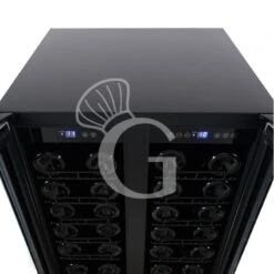 Cantina Vino Ventilata Doppia Temperatura Porte Inox 120 LT 12 Ripiani 34 Bottiglie +5°C/+12°C - +12°C/+22°C -Vendite GATRODOMUS cantina vino ventilata doppia temperatura porte inox 120 lt 12 ripiani 34 bottiglie 5c12c 12c22c 3