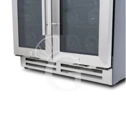 Cantina Vino Ventilata Doppia Temperatura Porte Inox 120 LT 12 Ripiani 34 Bottiglie +5°C/+12°C - +12°C/+22°C -Vendite GATRODOMUS cantina vino ventilata doppia temperatura porte inox 120 lt 12 ripiani 34 bottiglie 5c12c 12c22c 5