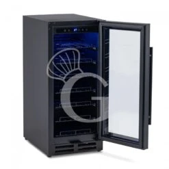 Cantina Vino Ventilata 100 LT 7 Ripiani 31 Bottiglie +5°C/+22°C -Vendite GATRODOMUS cantina vino ventilata porta inox 100 lt 7 ripiani 31 bottiglie 5c22c 10