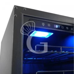 Cantina Vino Ventilata 100 LT 7 Ripiani 31 Bottiglie +5°C/+22°C -Vendite GATRODOMUS cantina vino ventilata porta inox 100 lt 7 ripiani 31 bottiglie 5c22c 14