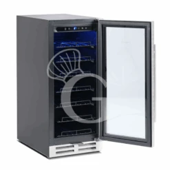 Cantina Vino Ventilata Porta Inox 100 LT 7 Ripiani 31 Bottiglie +5°C/+22°C 16 Cantina Vino Ventilata Porta Inox 100 LT 7 Ripiani 31 Bottiglie +5°C/+22°C -Vendite GATRODOMUS cantina vino ventilata porta inox 100 lt 7 ripiani 31 bottiglie 5c22c 2