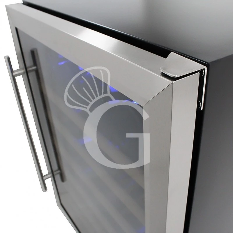 Cantina Vino Ventilata Porta Inox 150 LT 6 Ripiani Capacità 46 Bottiglie +5°C/+22°C 7 Cantina Vino Ventilata Porta Inox 150 LT 6 Ripiani Capacità 46 Bottiglie +5°C/+22°C - immagine 5