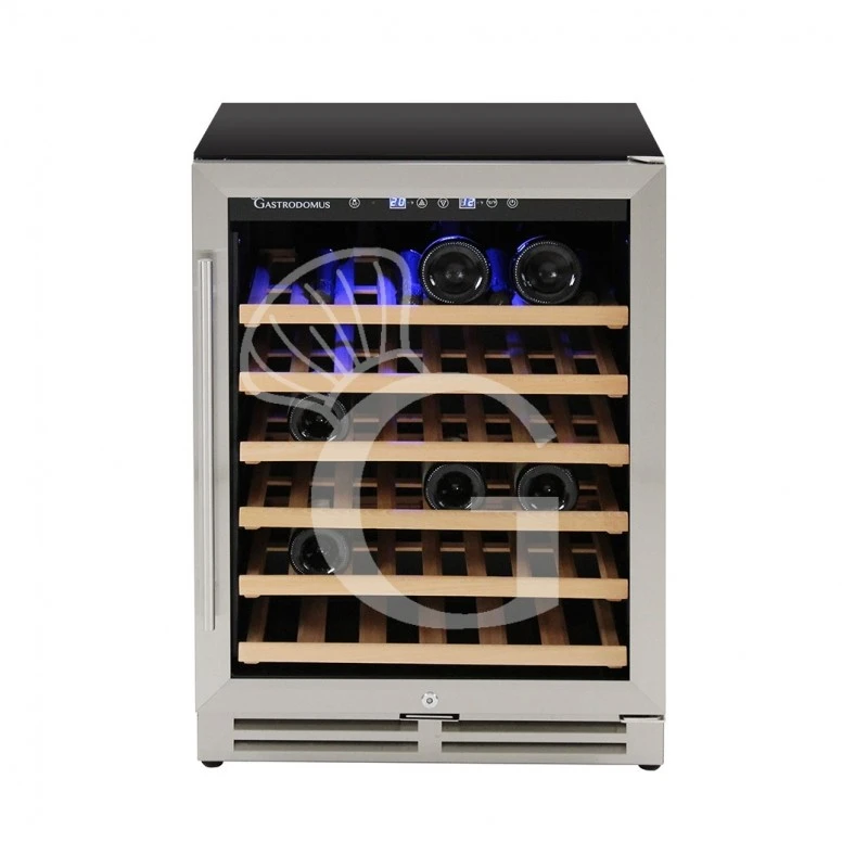 Cantina Vino Ventilata Porta Inox 150 LT 6 Ripiani Capacità 46 Bottiglie +5°C/+22°C 3 Cantina Vino Ventilata Porta Inox 150 LT 6 Ripiani Capacità 46 Bottiglie +5°C/+22°C