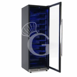 Cantina Vino Ventilata Porta Inox 420 LT 10 Ripiani 119 Bottiglie +5°C/+22°C -Vendite GATRODOMUS cantina vino ventilata porta inox 420 lt 10 ripiani 119 bottiglie 5c22c 2