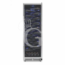 Cantina Vino Ventilata Porta Inox 420 LT 10 Ripiani 119 Bottiglie +5°C/+22°C