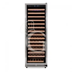 Cantina Vino Ventilata Porta Inox 420 LT 15 Ripiani 155 Bottiglie +5°C/+22°C -Vendite GATRODOMUS cantina vino ventilata porta inox 420 lt 15 ripiani 155 bottiglie 5c22c 2