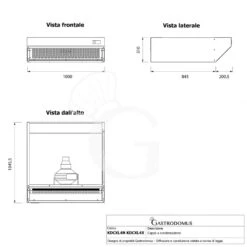 Cappa A Condensazione Color Nero Dimensioni L1000 Mm X P 1045,5 Mm X H 310 Mm -Vendite GATRODOMUS cappa a condensazione color nero dimensioni l1000 mm x p 1265 mm x h 310 mm 2