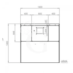 Cappa Kubica A Parete Con Motore Full Optional L1400xP1400xH450mm 8 Cappa Kubica A Parete Con Motore Full Optional L1400xP1400xH450mm -Vendite GATRODOMUS cappa kubica a parete full optional con motore l1400xp1400xh450mm 2