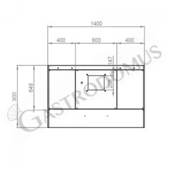 Cappa Kubica A Parete Con Motore Full Optional L1400xP900xH450mm -Vendite GATRODOMUS cappa kubica a parete full optional con motore l1400xp900xh450mm 2