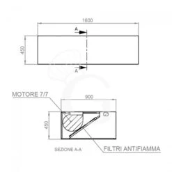 Cappa Kubica A Parete Con Motore Full Optional L1600xP900xH450mm 9 Cappa Kubica A Parete Con Motore Full Optional L1600xP900xH450mm -Vendite GATRODOMUS cappa kubica a parete full optional con motore l1600xp900xh450mm 3