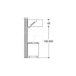Cappa Kubica A Parete Con Motore Full Optional L2000xP1400xH450mm -Vendite GATRODOMUS cappa kubica a parete full optional con motore l2000xp1400xh450mm 1