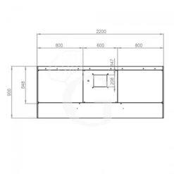 Cappa Kubica A Parete Con Motore Full Optional L2200xP900xH450mm -Vendite GATRODOMUS cappa kubica a parete full optional con motore l2200xp900xh450mm 2