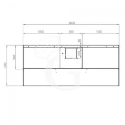 Cappa Kubica A Parete Con Motore Full Optional L2600xP1100xH450mm -Vendite GATRODOMUS cappa kubica a parete full optional con motore l2600xp1100xh450mm 2