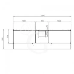 Cappa Kubica A Parete Con Motore Full Optional L2600xP900xH450mm -Vendite GATRODOMUS cappa kubica a parete full optional con motore l2600xp900xh450mm 2