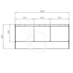 Cappa Kubica A Parete Senza Motore L2000xP900xH450mm -Vendite GATRODOMUS cappa kubica a parete senza motore l2000xp900xh450mm 2
