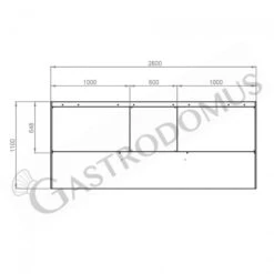 Cappa Kubica A Parete Senza Motore L2600xP1100xH450mm -Vendite GATRODOMUS cappa kubica a parete senza motore l2600xp1100xh450mm 2