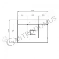 Cappa Kubica Centrale Con Motore Full Optional L1600xP1200xH450mm 8 Cappa Kubica Centrale Con Motore Full Optional L1600xP1200xH450mm -Vendite GATRODOMUS cappa kubica centrale full optional con motore l1600xp1200xh450mm 2