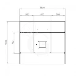 Cappa Kubica Centrale Con Motore Full Optional L1600xP1500xH450mm -Vendite GATRODOMUS cappa kubica centrale full optional con motore l1600xp1500xh450mm 2