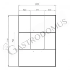 Cappa Kubica Centrale Senza Motore L1600xP2200xH450mm 8 Cappa Kubica Centrale Senza Motore L1600xP2200xH450mm -Vendite GATRODOMUS cappa kubica centrale senza motore l1600xp2200xh450mm 2