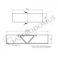 Cappa Kubica Centrale Senza Motore L1600xP2200xH450mm 9 Cappa Kubica Centrale Senza Motore L1600xP2200xH450mm -Vendite GATRODOMUS cappa kubica centrale senza motore l1600xp2200xh450mm 3
