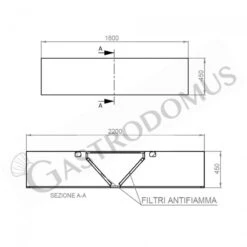 Cappa Kubica Centrale Senza Motore L1800xP2200xH450mm 9 Cappa Kubica Centrale Senza Motore L1800xP2200xH450mm -Vendite GATRODOMUS cappa kubica centrale senza motore l1800xp2200xh450mm 3