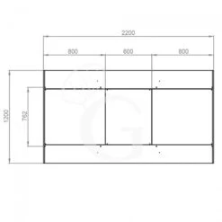 Cappa Kubica Centrale Senza Motore L2200xP1200xH450mm 8 Cappa Kubica Centrale Senza Motore L2200xP1200xH450mm -Vendite GATRODOMUS cappa kubica centrale senza motore l2200xp1200xh450mm 2