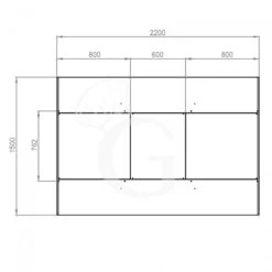 Cappa Kubica Centrale Senza Motore L2200xP1500xH450mm 8 Cappa Kubica Centrale Senza Motore L2200xP1500xH450mm -Vendite GATRODOMUS cappa kubica centrale senza motore l2200xp1500xh450mm 2