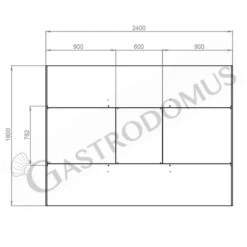 Cappa Kubica Centrale Senza Motore L2400xP1800xH450mm 8 Cappa Kubica Centrale Senza Motore L2400xP1800xH450mm -Vendite GATRODOMUS cappa kubica centrale senza motore l2400xp1800xh450mm 2