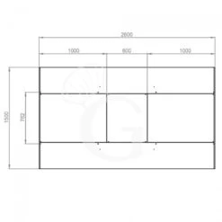 Cappa Kubica Centrale Senza Motore L2600xP1500xH450mm -Vendite GATRODOMUS cappa kubica centrale senza motore l2600xp1500xh450mm 2