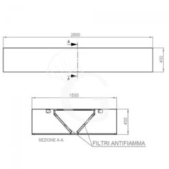 Cappa Kubica Centrale Senza Motore L2800xP1500xH450mm 9 Cappa Kubica Centrale Senza Motore L2800xP1500xH450mm -Vendite GATRODOMUS cappa kubica centrale senza motore l2800xp1500xh450mm 3
