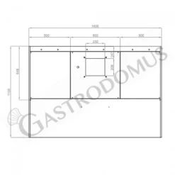 Cappa Snack A Parete Con Motore Full Optional L1600xP1100xH450mm -Vendite GATRODOMUS cappa snack a parete con motore full optional l1600xp1100xh450mm 2