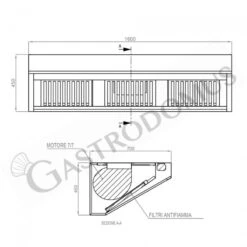 Cappa Snack A Parete Con Motore Full Optional L1600xP700xH450mm 9 Cappa Snack A Parete Con Motore Full Optional L1600xP700xH450mm -Vendite GATRODOMUS cappa snack a parete con motore full optional l1600xp700xh450mm 3