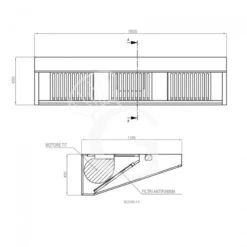 Cappa Snack A Parete Con Motore Full Optional L1800xP1100xH450mm 9 Cappa Snack A Parete Con Motore Full Optional L1800xP1100xH450mm -Vendite GATRODOMUS cappa snack a parete con motore full optional l1800xp1100xh450mm 3