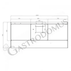 Cappa Snack A Parete Con Motore Full Optional L2000xP900xH450mm -Vendite GATRODOMUS cappa snack a parete con motore full optional l2000xp900xh450mm 2