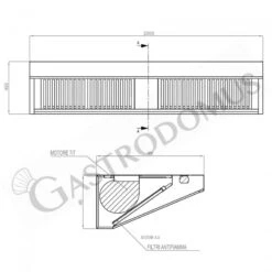 Cappa Snack A Parete Con Motore Full Optional L2000xP900xH450mm -Vendite GATRODOMUS cappa snack a parete con motore full optional l2000xp900xh450mm 4