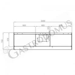 Cappa Snack A Parete Con Motore Full Optional L2400xP700xH450mm -Vendite GATRODOMUS cappa snack a parete con motore full optional l2400xp700xh450mm 2